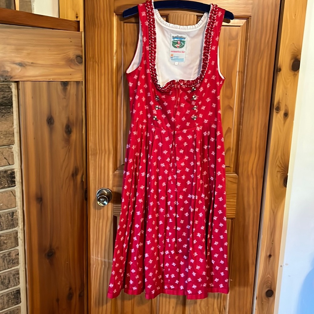 Dirndl Midi Red Oktoberfest 42/10